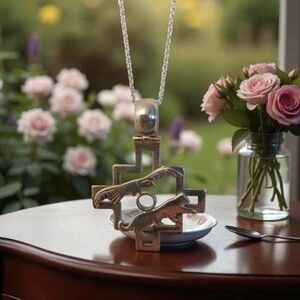 Chakana Andean Trilogy High Quality 925 Silver Pendant Necklace